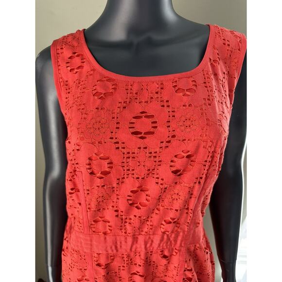 M.S.S.P Orange Lace Dress XL NWT MSRP $128.00 - Picture 2 of 11
